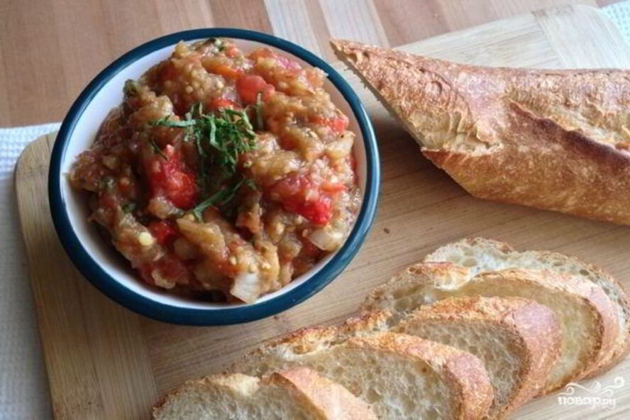 Рецепт икры из баклажанов и перца