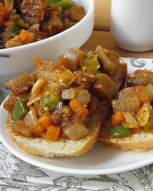 Икра из баклажанов кусочками