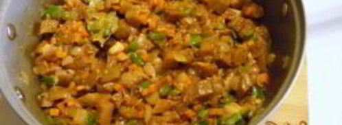 икра из баклажанов кусочками. Шаг 9