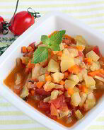 Кабачковая икра кусочками