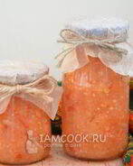 Кабачковая икра с помидорами на зиму