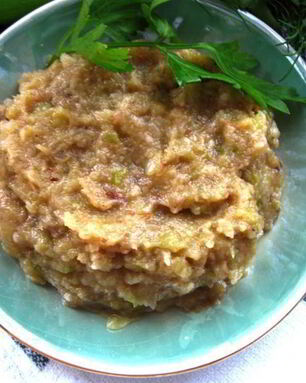 Кабачковая икра с яблоком
