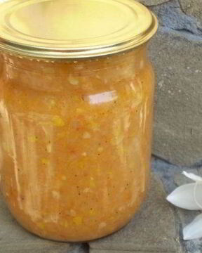 Вкусная кабачковая икра с майонезом на зиму