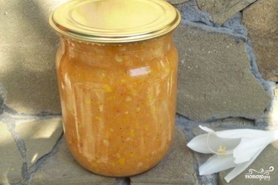 Рецепт вкусной кабачковой икры с майонезом на зиму