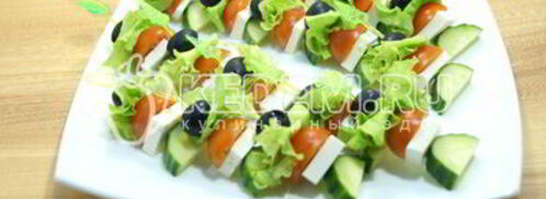 канапе греческое. Шаг 4