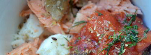 канапе из сушек с горбушей. Шаг 3