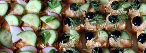 канапе морская фантазия. Шаг 3