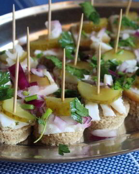 Канапе Под водочку