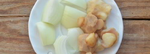 канапе с хамоном, грибами и сыром. Шаг 4