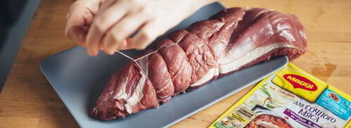 канапе с ростбифом. Шаг 2