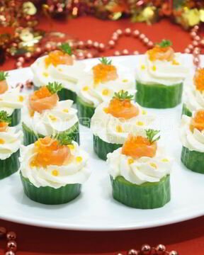 Новогоднее канапе