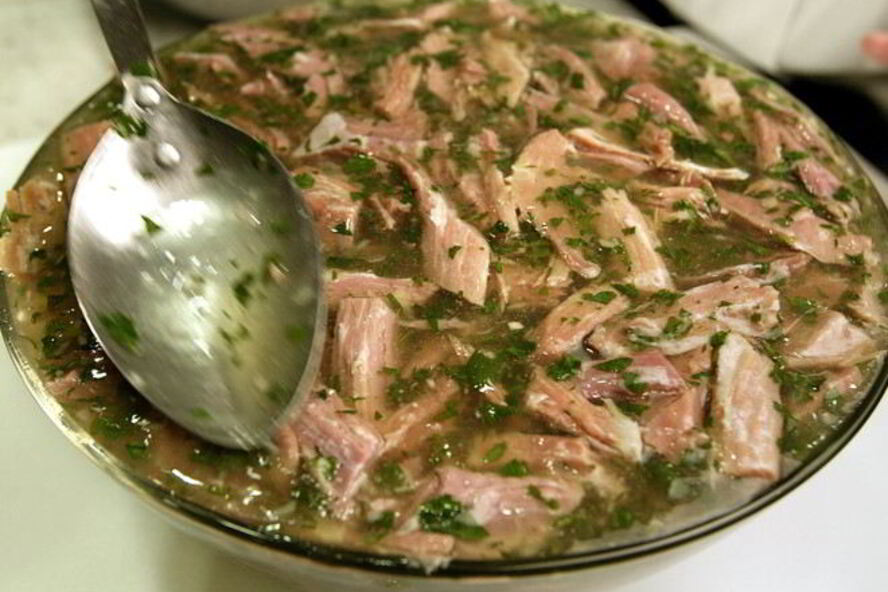 Рецепт холодца из свиной рульки