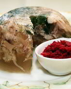 Холодец из свиных ножек и курицы