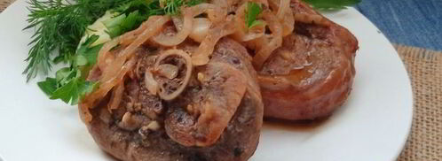 медальоны из голени индейки, маринованные в ягодном соке. Шаг 5