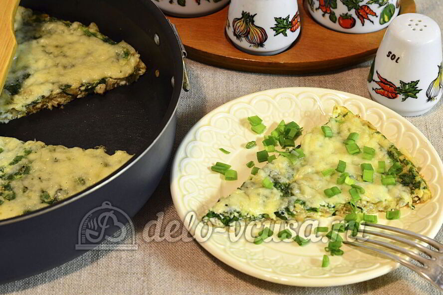 Рецепт диетического омлета в духовке