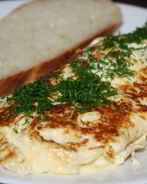 Французский сливочный омлет