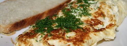 французский сливочный омлет. Шаг 9