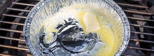 фриттата с лисичками на гриле. Шаг 4