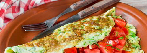 кабачковый омлет с сыром. Шаг 8