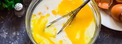 омлет на сковороде. Шаг 5