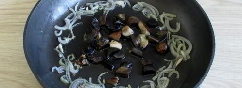 омлет с грибами и сыром. Шаг 5