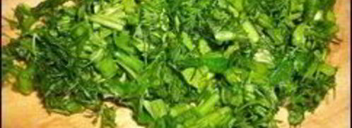 омлет с картошкой, сосисками, зеленью и плавлеными сырками в духовке. Шаг 5