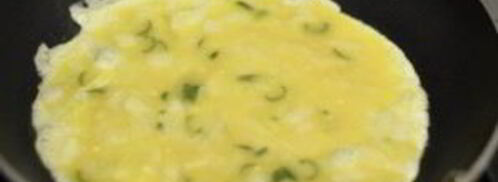 омлет с хлебом и сыром. Шаг 4