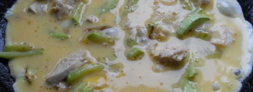 омлет с курицей и кабачками. Шаг 5