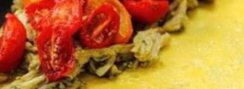 омлет с курицей и помидорами. Шаг 7