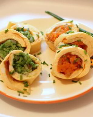 Омлет с овощами