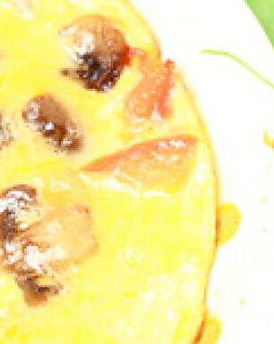 Омлет с шампиньонами