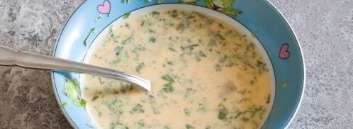 омлет с цветной капустой на сковороде. Шаг 6