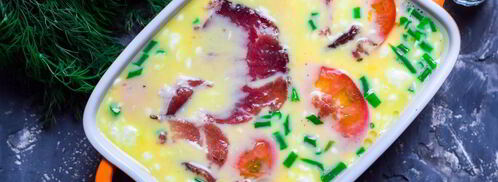 омлет с творогом. Шаг 6