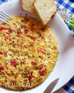 Омлет с ветчиной и сыром