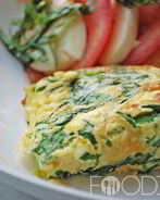 Омлет со шпинатом