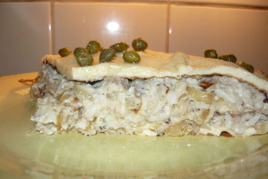 Рецепт омлеты с салатом