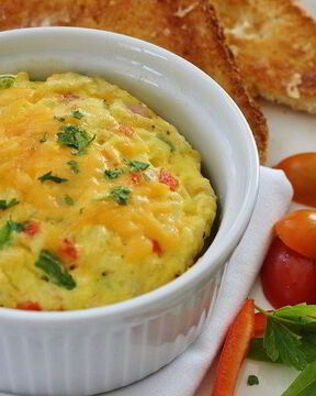 Порционные омлеты в духовке