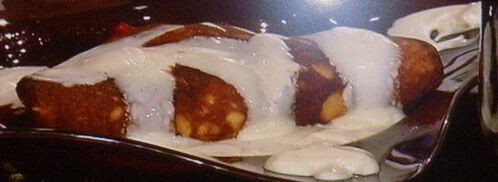 сладкий омлет с карамелизированными сливами. Шаг 4