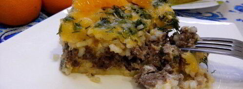 вкусный мясной омлет в духовке. Шаг 8