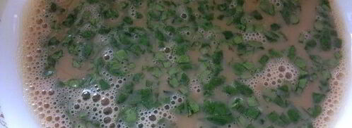 японский омлет с курицей. Шаг 2