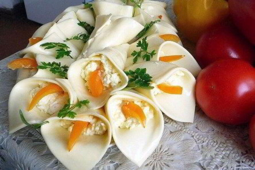 Рецепт оригинальной закуски каллы