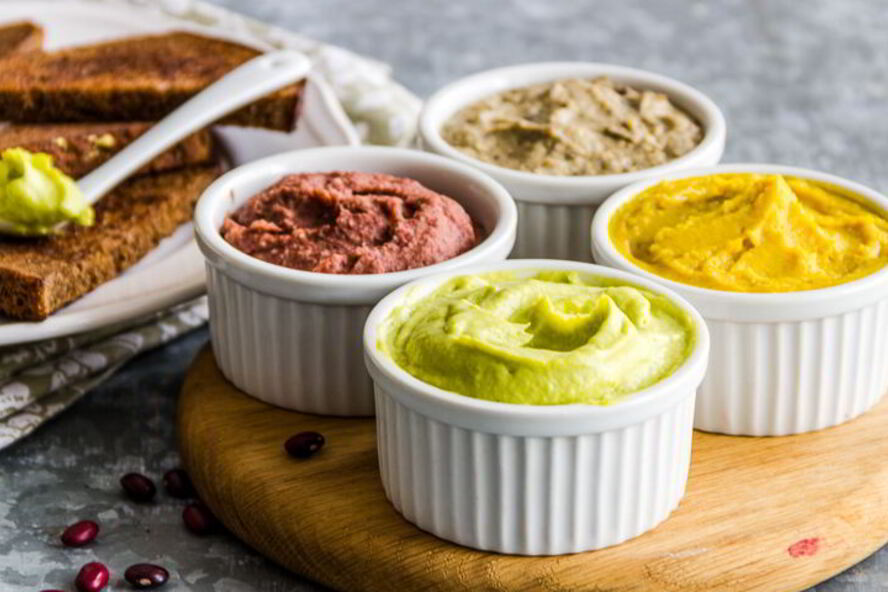 Рецепт ассорти постных паштетов