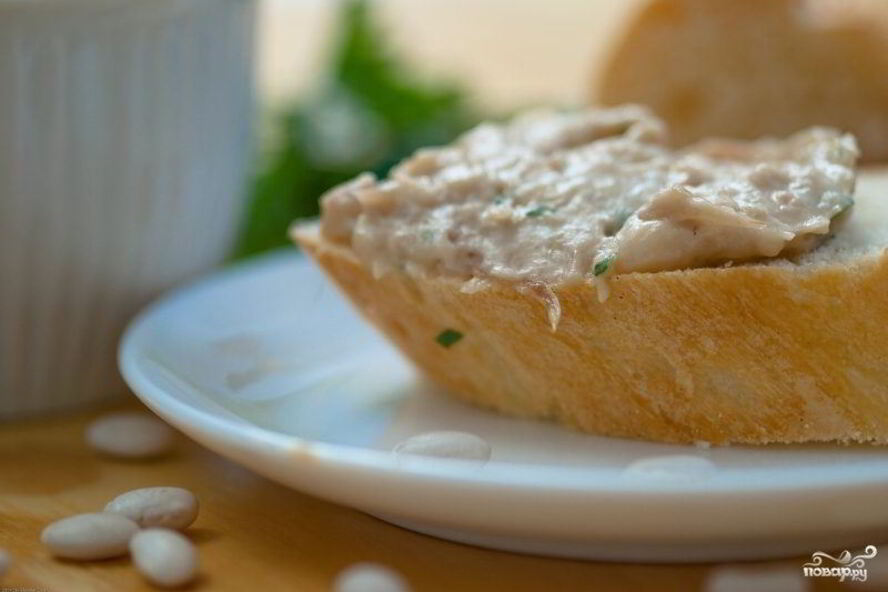 Рецепт фасолевого паштета