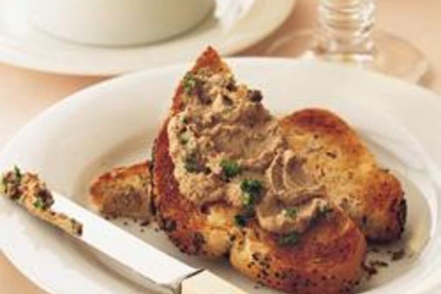 Рецепт мусса-паштета из куриной печени