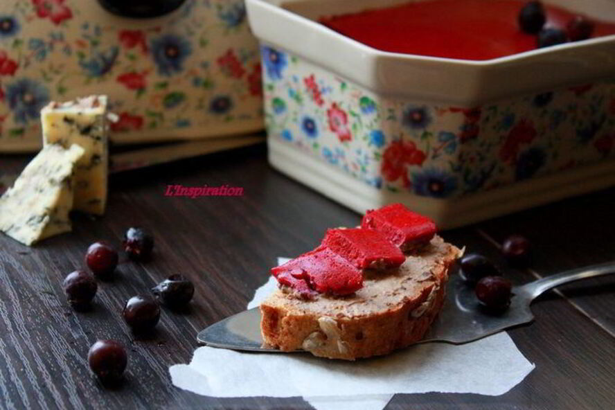 Рецепт паштета из куриной печени под пикантным мармеладом