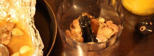 паштет из куриной печени под пикантным мармеладом. Шаг 2