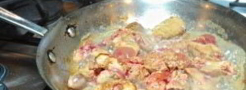 паштет из куриной печени с луком. Шаг 3