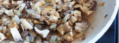 паштет из нута с вешенками и грецкими орехами. Шаг 3