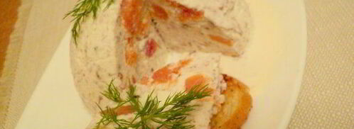 паштет из слабосоленой семги под соусом. Шаг 6