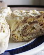 Печеночный паштет из говяжьей печени в лаваше